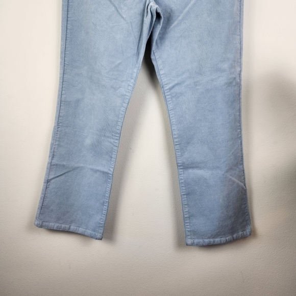 Joie Maza Cropped Corduroy Pants In Thistle Size 12 Blue - Picture 4 of 8